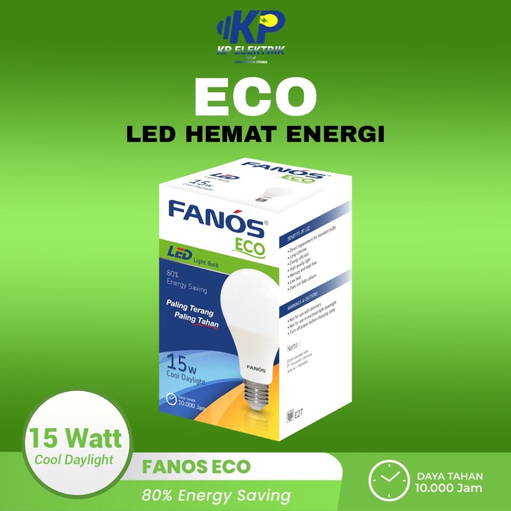 Lampu LED Fanos eco 15 watt