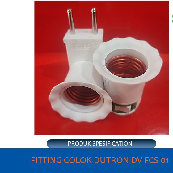 FITTING COLOK SAKLAR DUTRON DV FCS 01