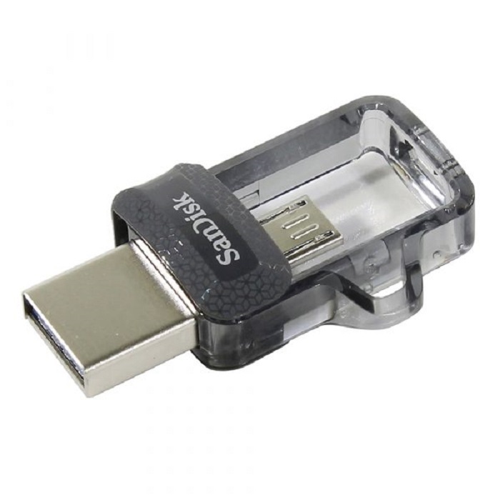 Flashdisk Sandisk Ultra Dual Drive 64 GB USB 3.0 OTG USB dan micro-USB