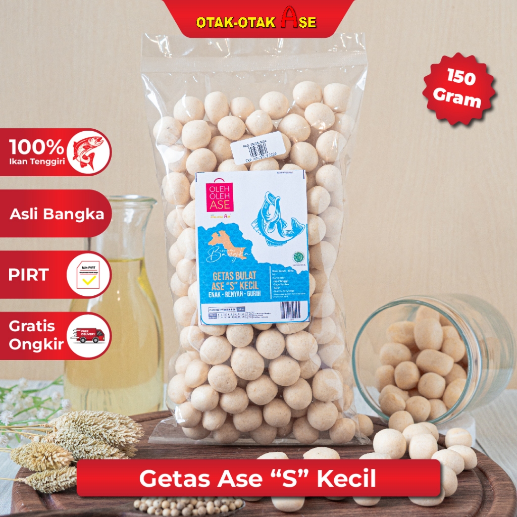 

OTAK OTAK ASE - Getas B Premium Ase / Getas Bulat Ase "S" 150GR (1304)