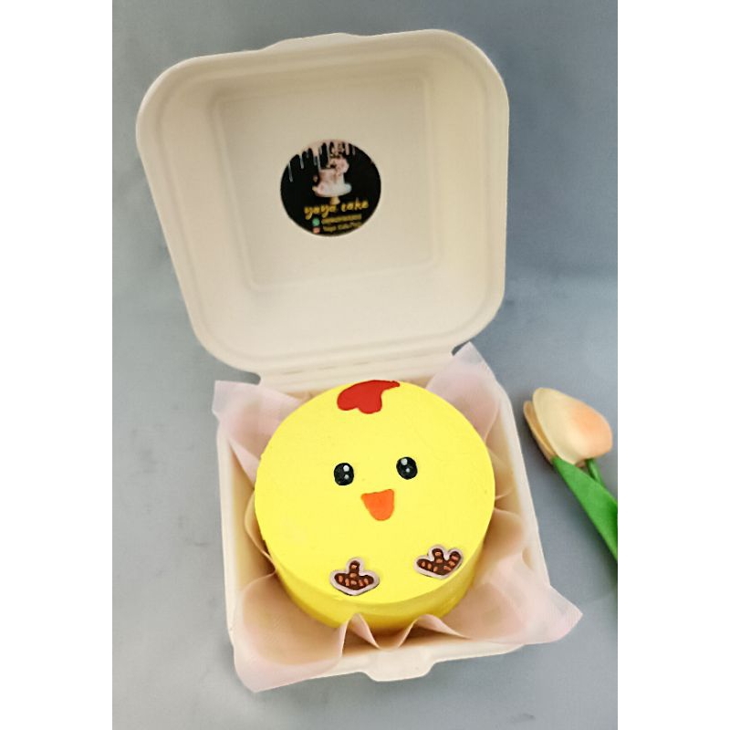 

korean bento cake with whipedcream free design