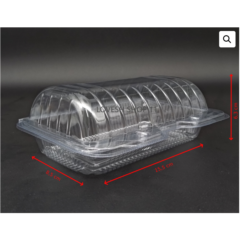 [ISI 25PCS] MIKA BOLU GULUNG MINI UKURAN 15cm  / MIKA BOX KOTAK / TEMPAT BROWNIES /TRAY BOX MIKA KUE