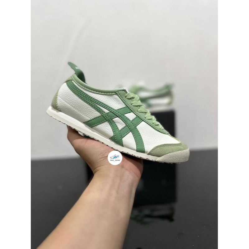 Sepatu Onitsuka Mexico 66 White Green Mint / Airy Green