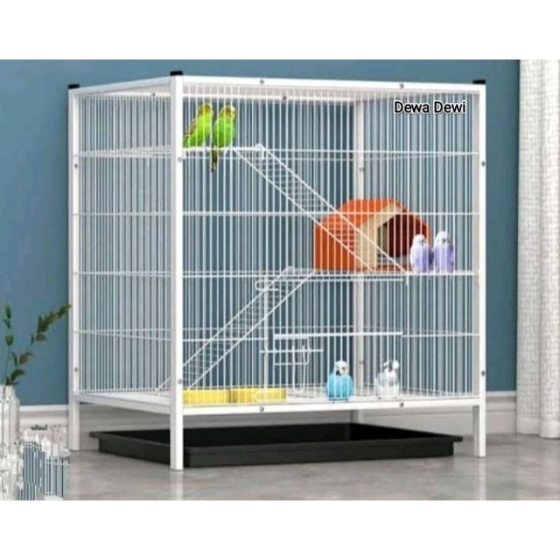 kandang trnak burung lovbrid parkit nuri besi holow