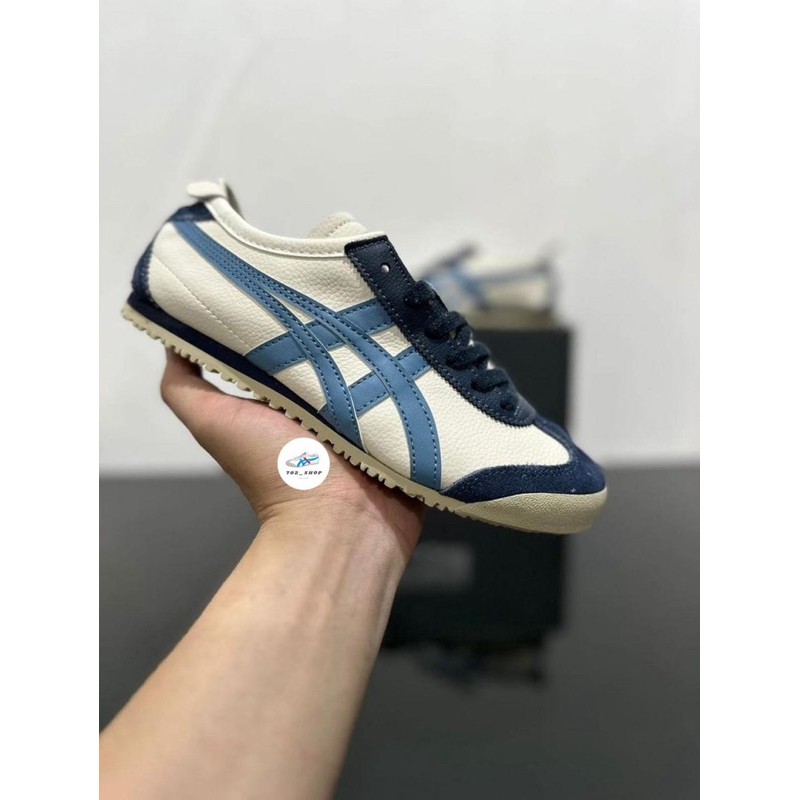 Sepatu Onitsuka Mexico 66 White Blue X Blue