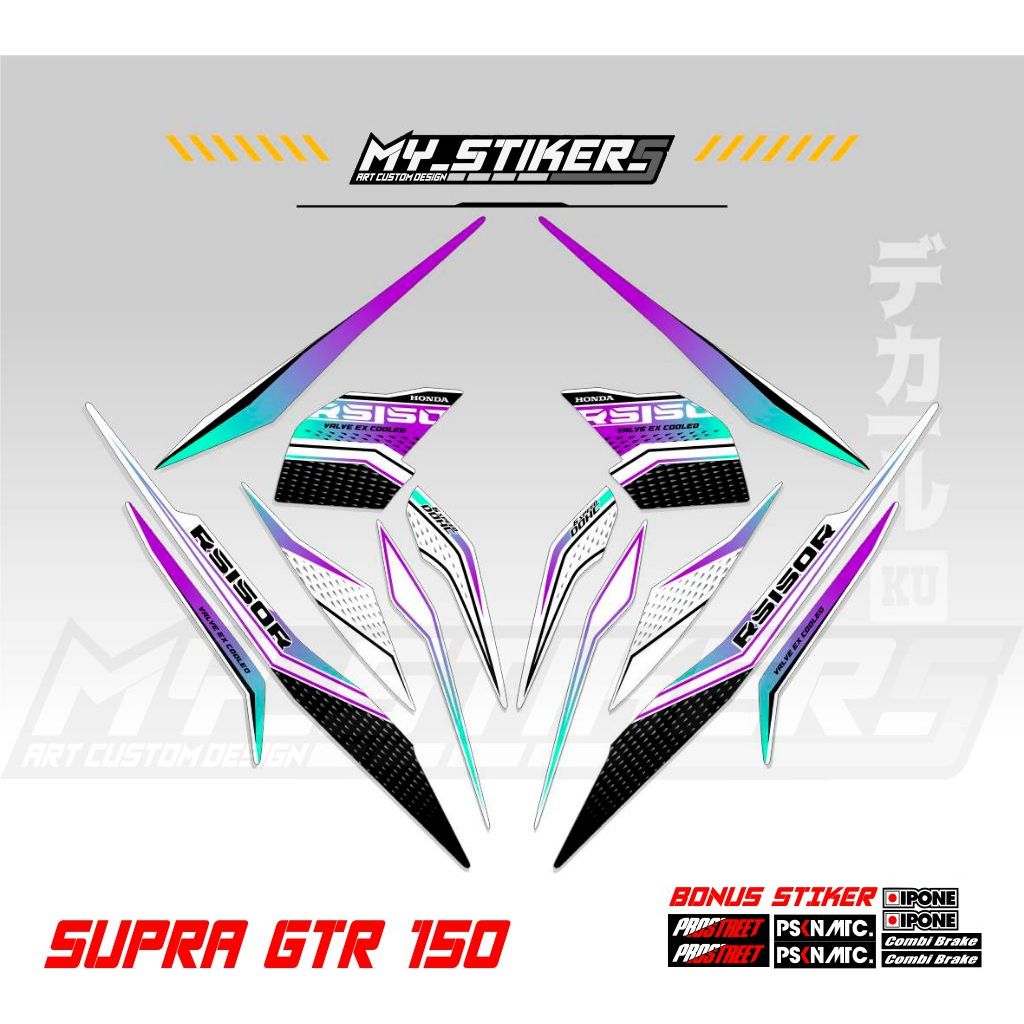 Striping SUPRA GTR 150 MALAYSIA/HONDA WINNER150 MALAYSIA-VIATNAM-THAILAD/HONDA GTR 150