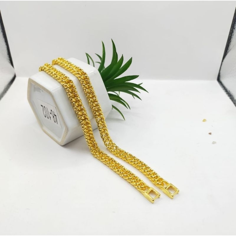 gelang full rantai berpasir