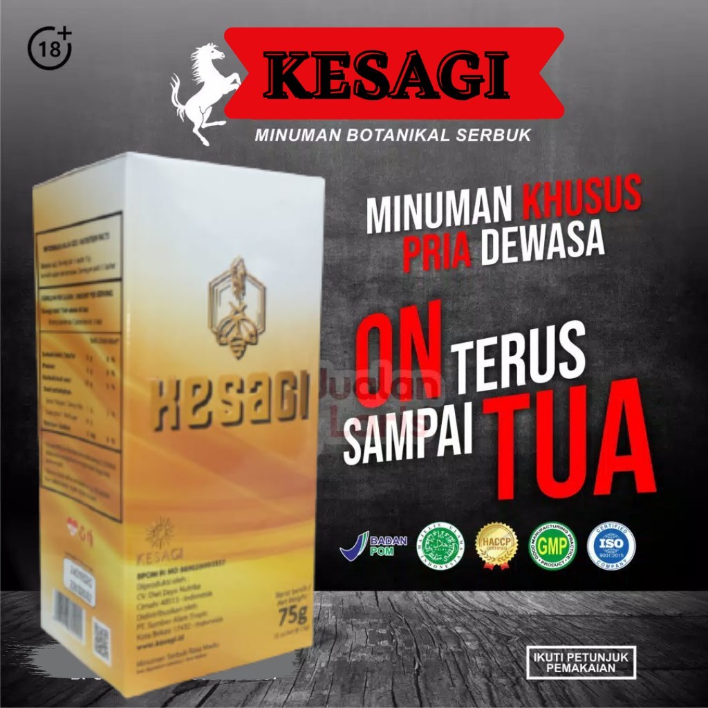 KESAGI Minuman Serbuk Madu Untuk Stamina Dan Vitalitas Pria