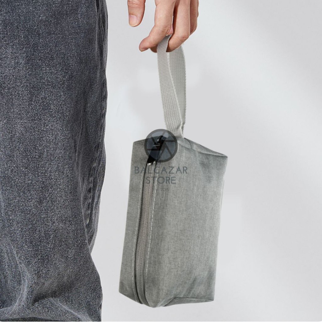 Tas Travel Pouch Bag Organizer Multifunctional Storage Electronic Gray