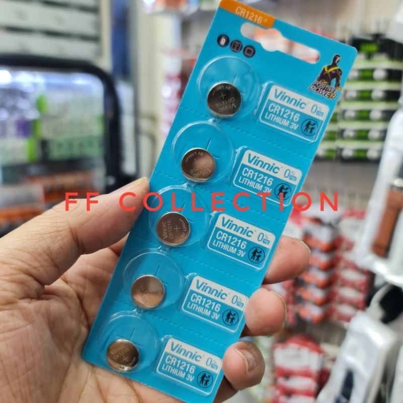 FF COLLECTION Batre / Baterai Vinnic cr1216 / Vinnic cr 1216 EXP 2028