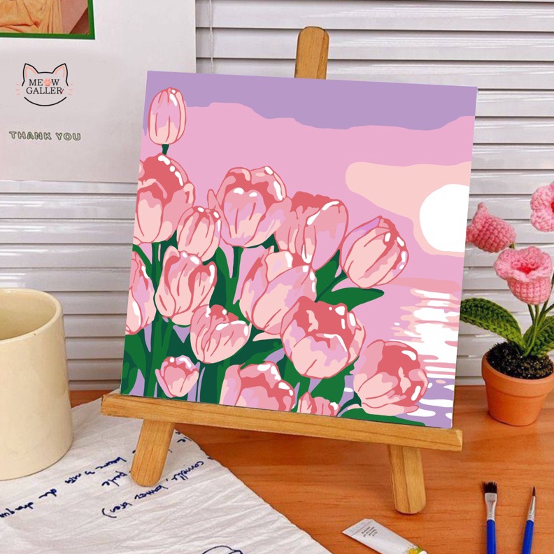 

KODE Q27L Paint by Number KIT Flowers Series 2x2cm Painting KIT DIY