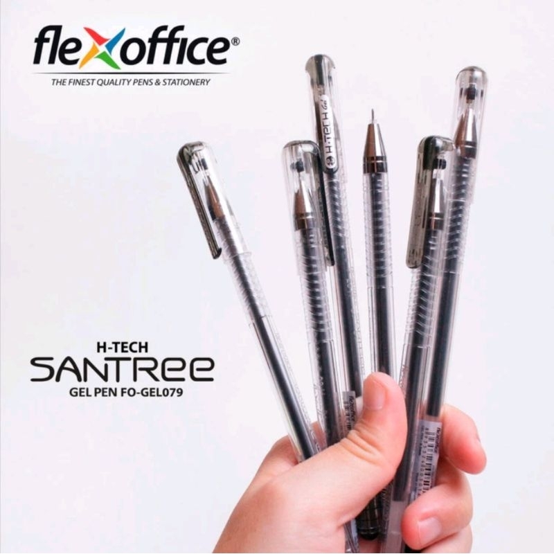 

Pena Gel H-Tech Santree Flexoffice 0.3mm FO-Gel 079