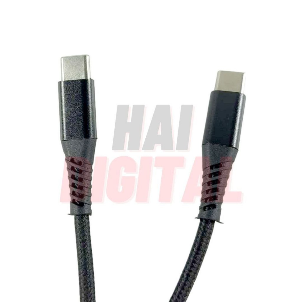 AUFU Kabel Data / Charger USB Type C to Type C Fast Charging 6 Ampere 66 Watt 1 Meter