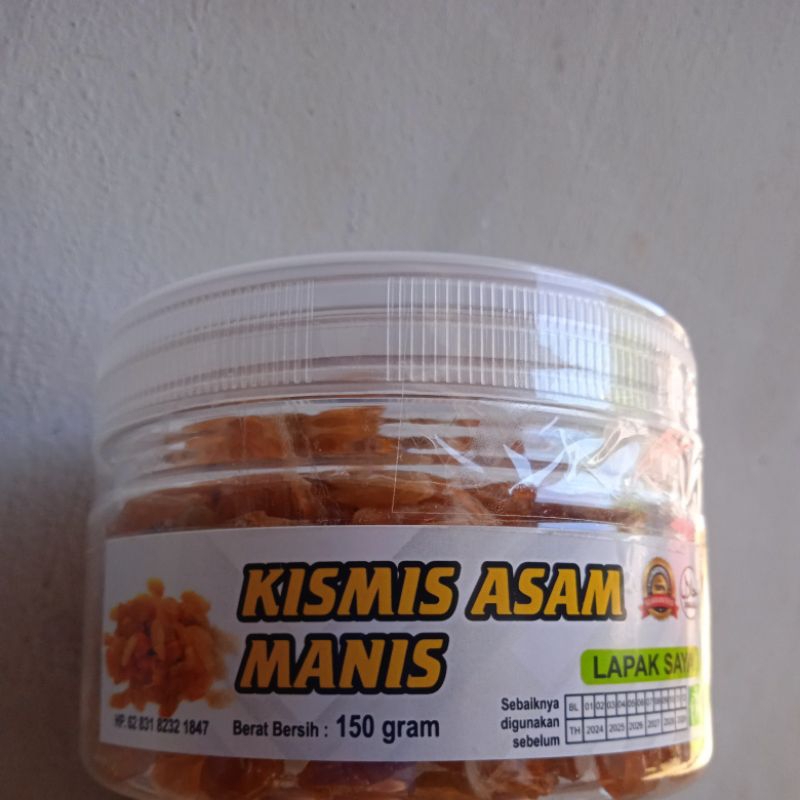 

Kismis Asam Manis | FRES PRODUK TERBARU| KEMASNA PREMIUM 150GR