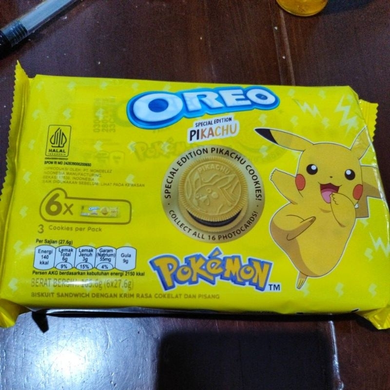 

OREO PIKACHU POKEMON ISI 6 PACK