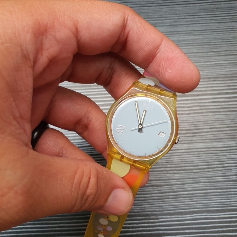 Swatch Quartz SDK105 Grapes Original Second Preloved