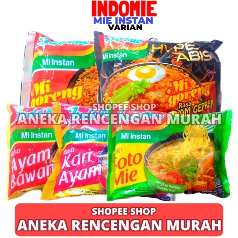 

Indomie Aneka Varian 5 Bungkus