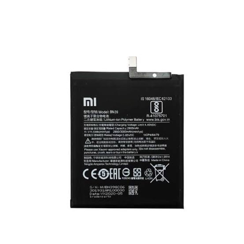 BATERAI XIAOMI MI PLAY / BN-39 BN39 / BATRE BATTERY
