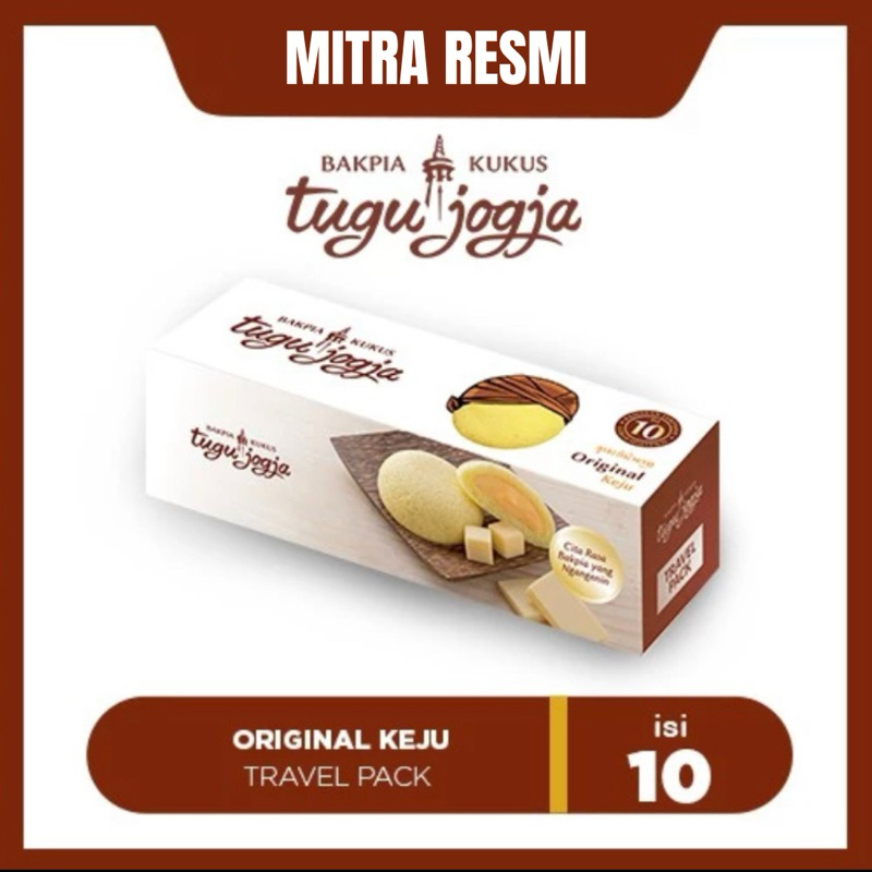 

Bakpia Kukus Tugu Jogja Original Keju - Travel pack