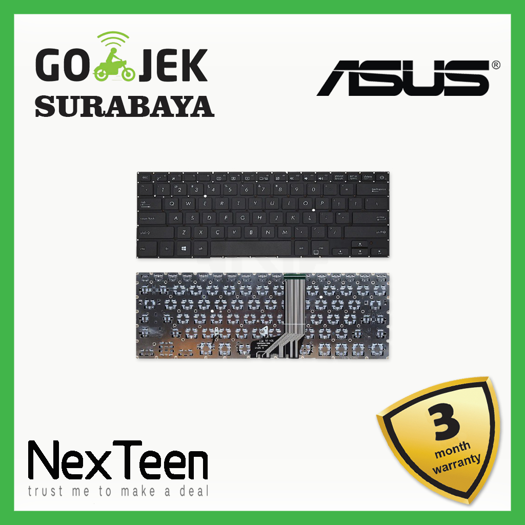 Original Keyboard Asus Vivobook 14 A411 A411Q A411QA A411U A411UF X411 X411QA X411U S14 S410 S410U