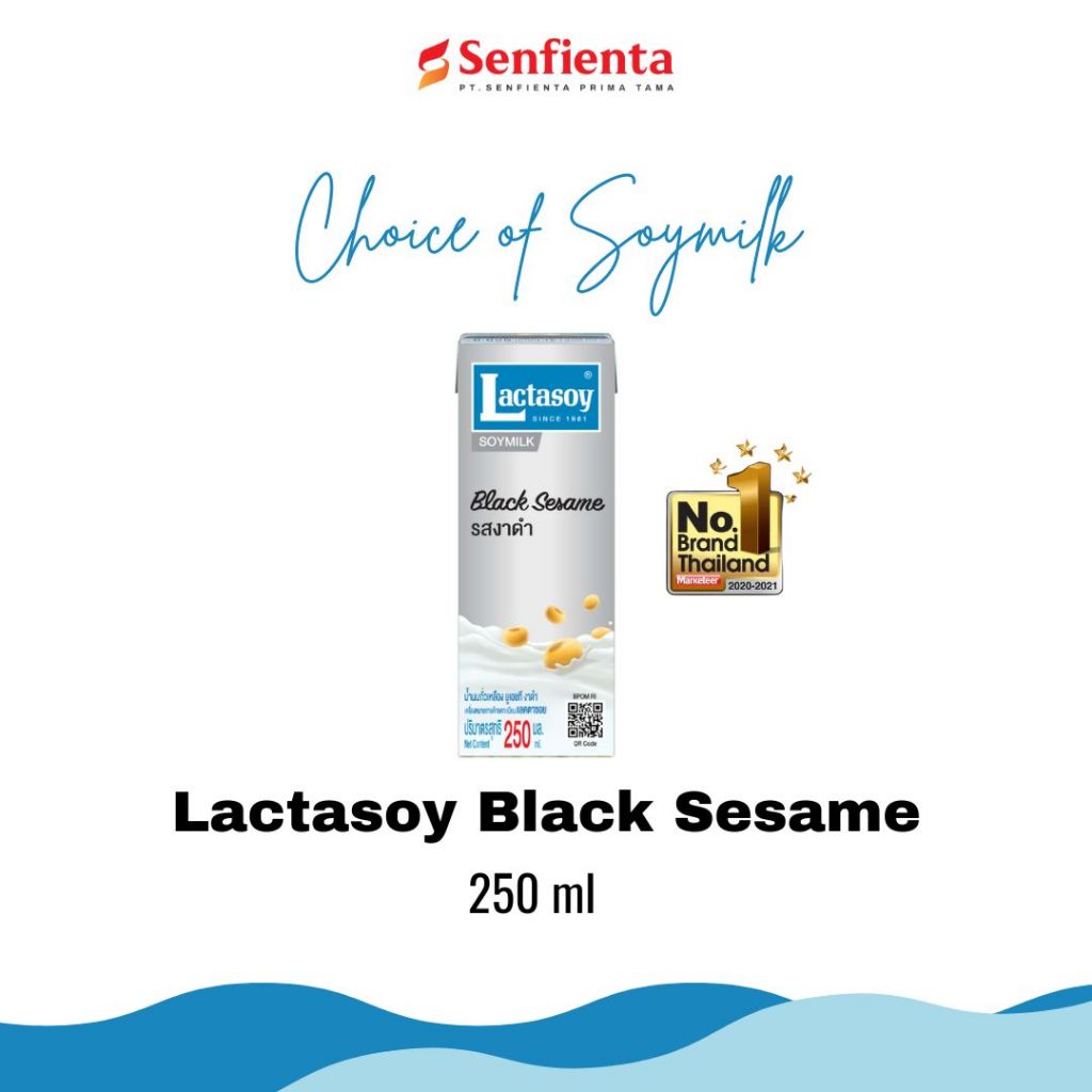 

Lactasoy Soy Milk Black Sesame 250 ml