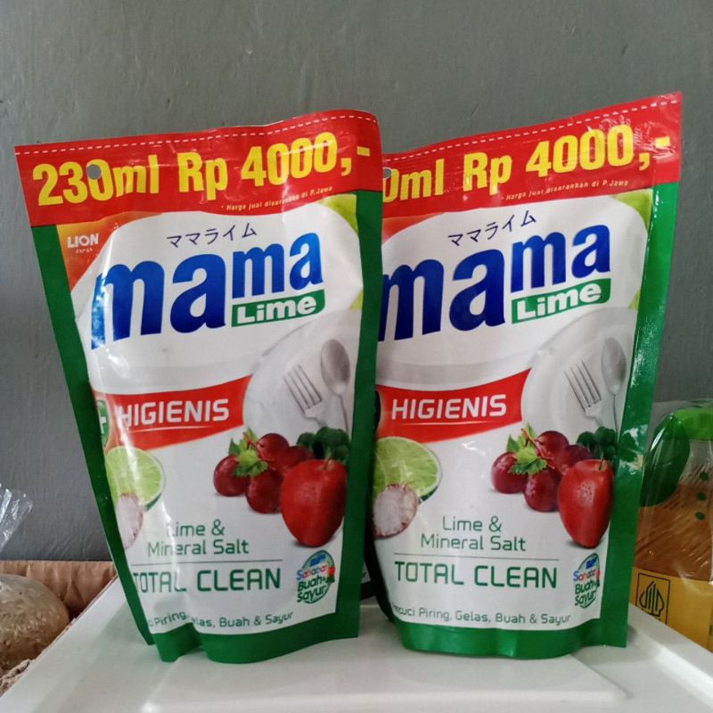 MAMA LIME /SABUN MAMA LIME /MAMA LIME KEMASAN 230ml /COD
