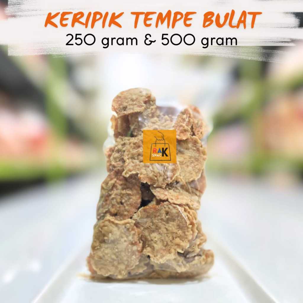 

Keripik Tempe Bulat 250gr 500 gr | Snack Keripik Murah Kemasan Ekonomis