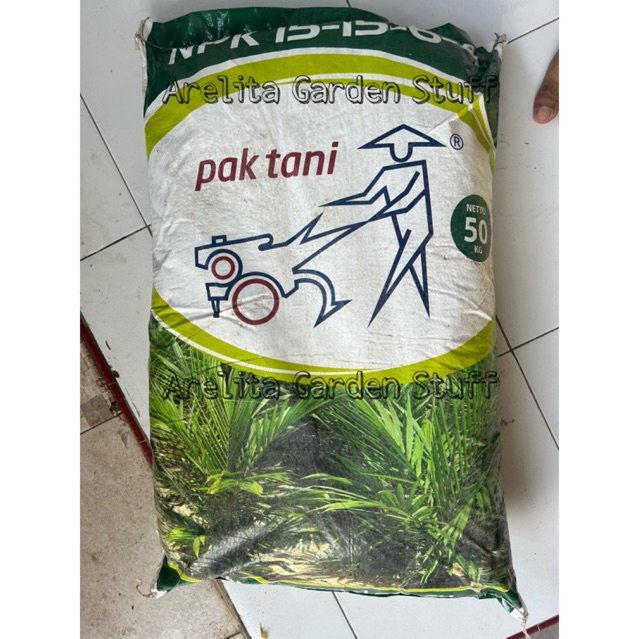 Pupuk NPK 15-15-6-4 merk Pak Tani repack 1kg