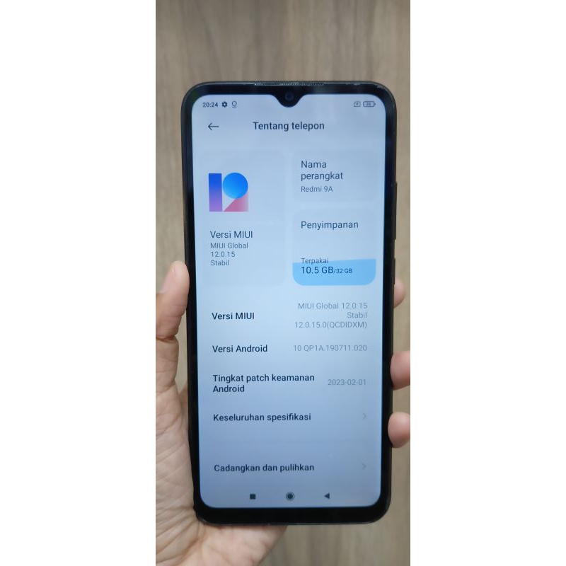 SEKEN REDMI 9A RAM 3GB ROM 32GB