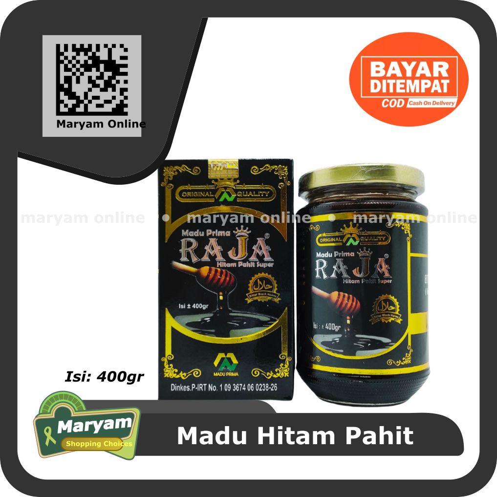 

Madu Raja Hitam Pahit 400gr