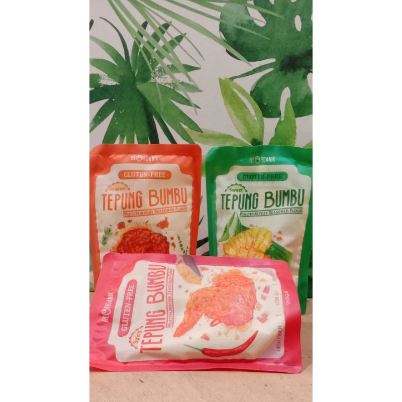 

Tepung Bumbu Serbaguna Beorganik Vegan & Gluten Free 150g