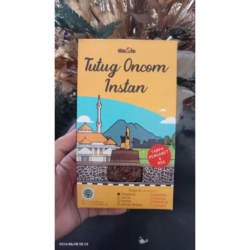 

TUTUG ONCOM INSTAN TITASIX MINI UKURAN 80 GRAM RASA JERUK