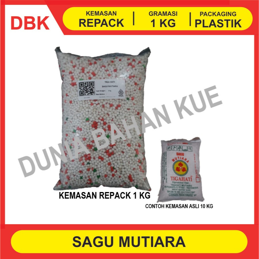 

SAGU MUTIARA 1 KG / PACAR CINA BUTIRAN