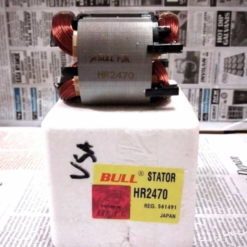 BULL STATOR HR2470 MESIN BOR BETON MAKITA HR2470 BANTALAN STATOR HR2470 RUMAH ARMATURE HR2470 BULL