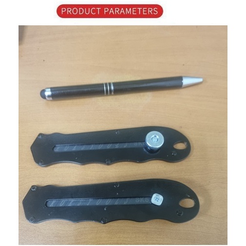 

mata pisau logam baja SUS metal praktis pemotong kertas serbaguna prokstool,cutter knife stainless steel multi purpose snap off blade heavy duty lebih bagus kenko joyco