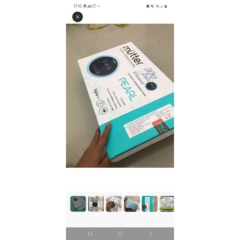 Mutter Pearl Breastpump preloved