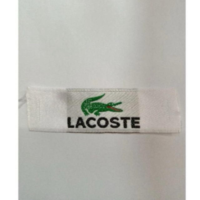 

LACOSTE TAG WOVEN RAJUT BORDIR COTTON SUPER PREMIUM CO 1X DI KIRIM 600PCS