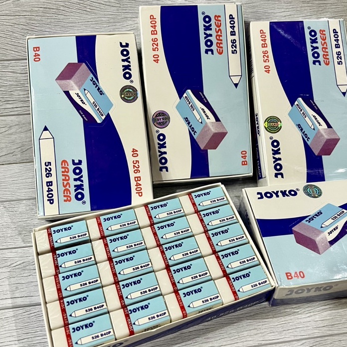 

KF7 CTShopID Penghapus Pensil Stip Joyko Kecil Putih 1 Pak isi 4 Pcs Penghapus