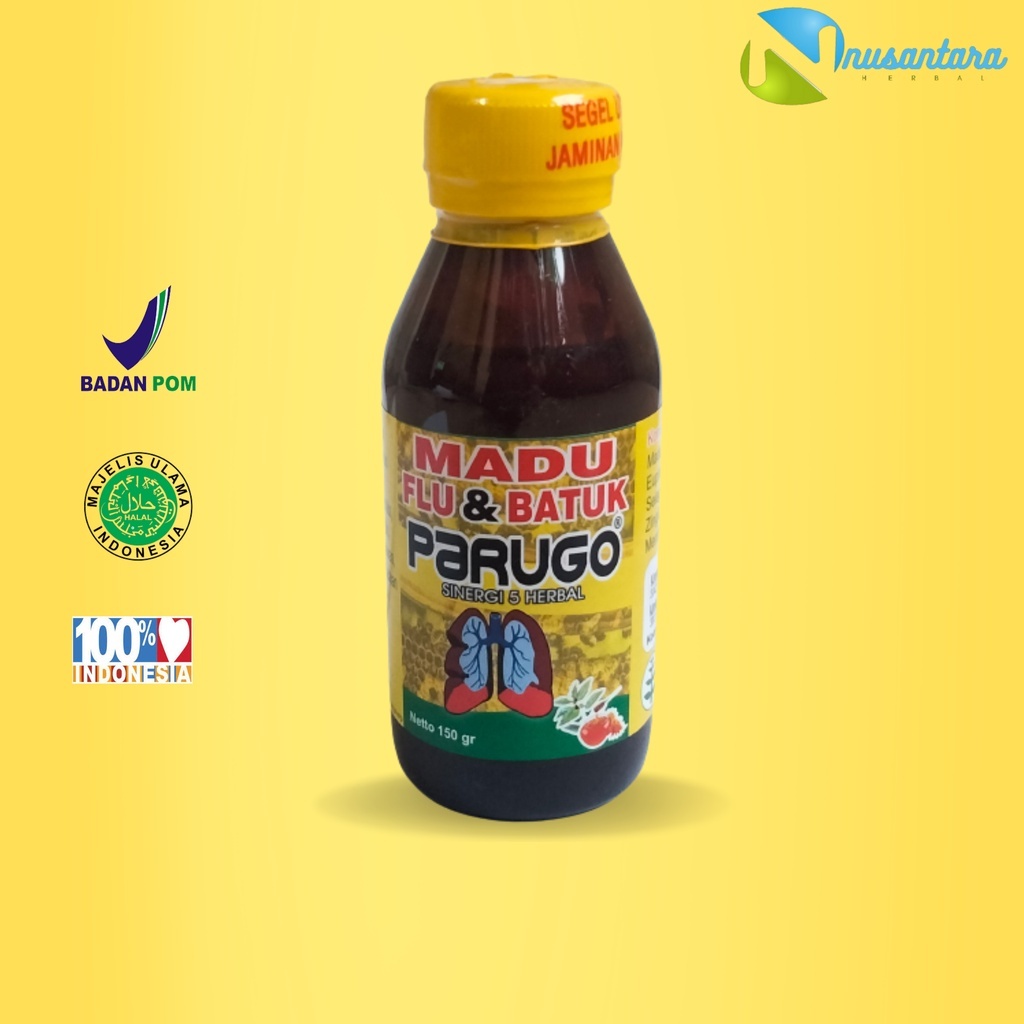 

Madu Batuk Dan Flu - Madu Parugo 5 Sinergi Herbal