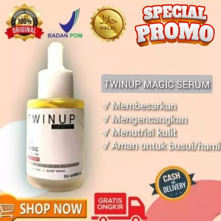 KODE C92F Twinup magic serum pembesar payudara pengencang payudara original