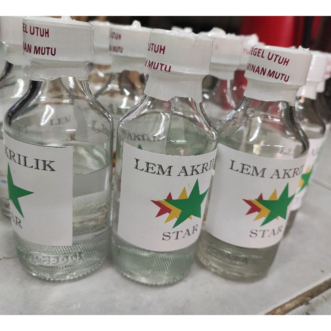 

Langka Lem akrilik bening 1ml lem akrilik bonus suntikan 5 ml