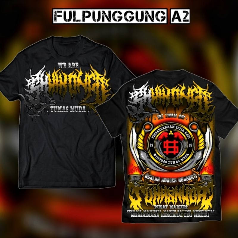 kaos pshw winongo keren kaos distro desain terbaru PSHW Winongo ful punggung A2