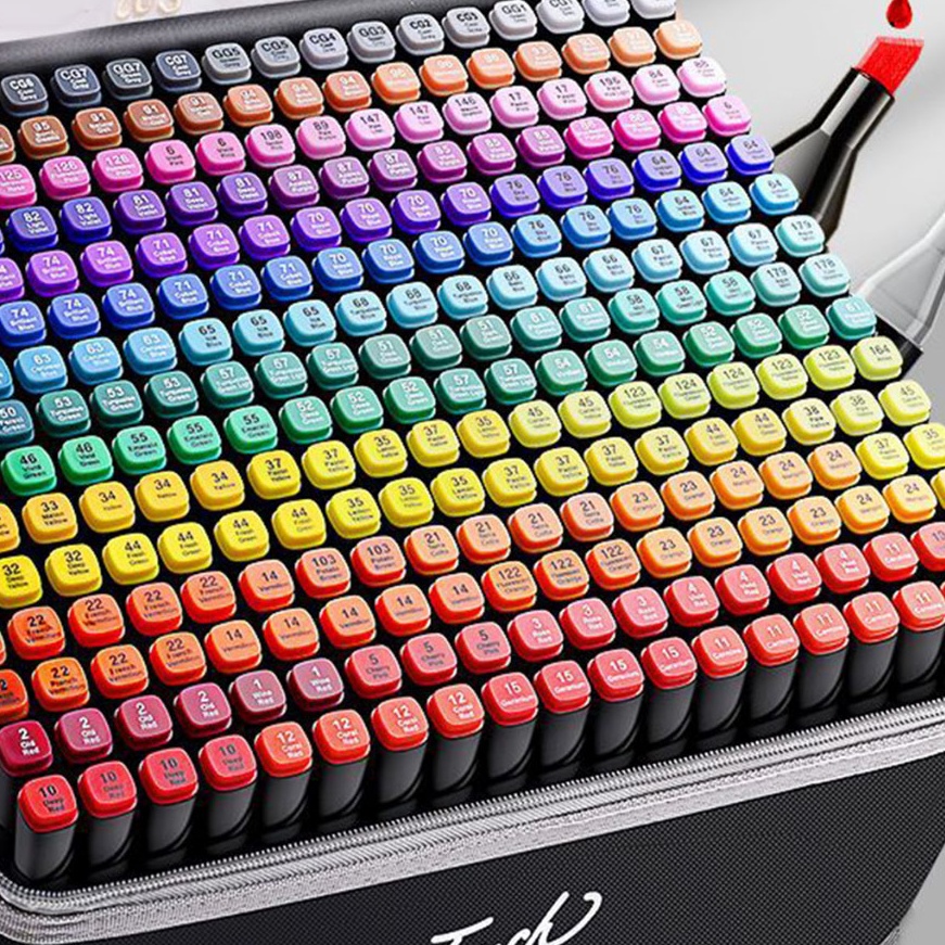 

Eksklusif RUNDY NEW Touch68 Warna Sketsa Spidol Umum General Marker Set Animation Markers Pena Berujung Ganda