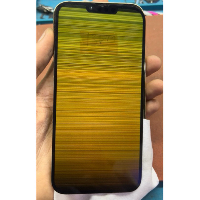 bonding. servis lcd greenscreen iphone 13 pro & promax