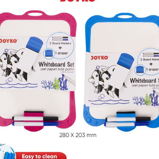 

Terbaik PAPAN TULIS SET WHITEBOARD SET JOYKO WBS17CO PAPAN TULIS KECIL