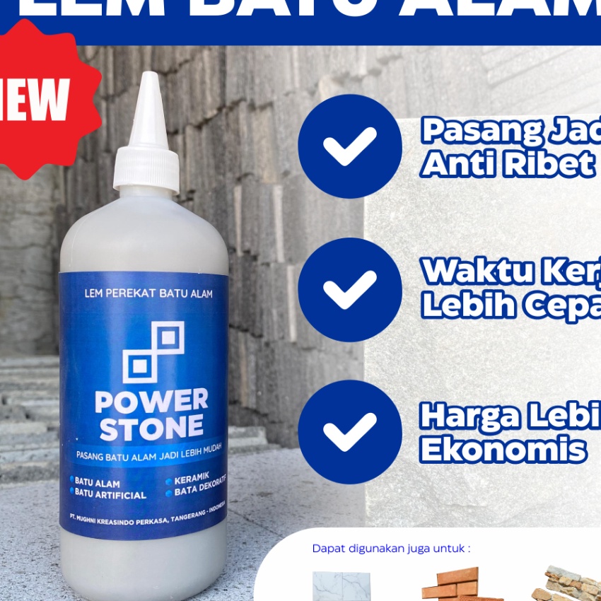 

Top POWER STONE 6gr LEM PEREKAT BATU ALAM BATA DEKORATIF