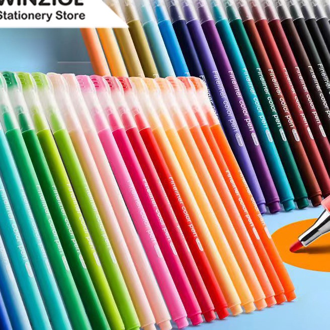 

KI3 Winzige 4 Colors Pulpen warna warni 5mm pena pulpen gel pulpen aesthetic morandi pastel retro color gel pen journal marker pen alat tulis stationery bulpen