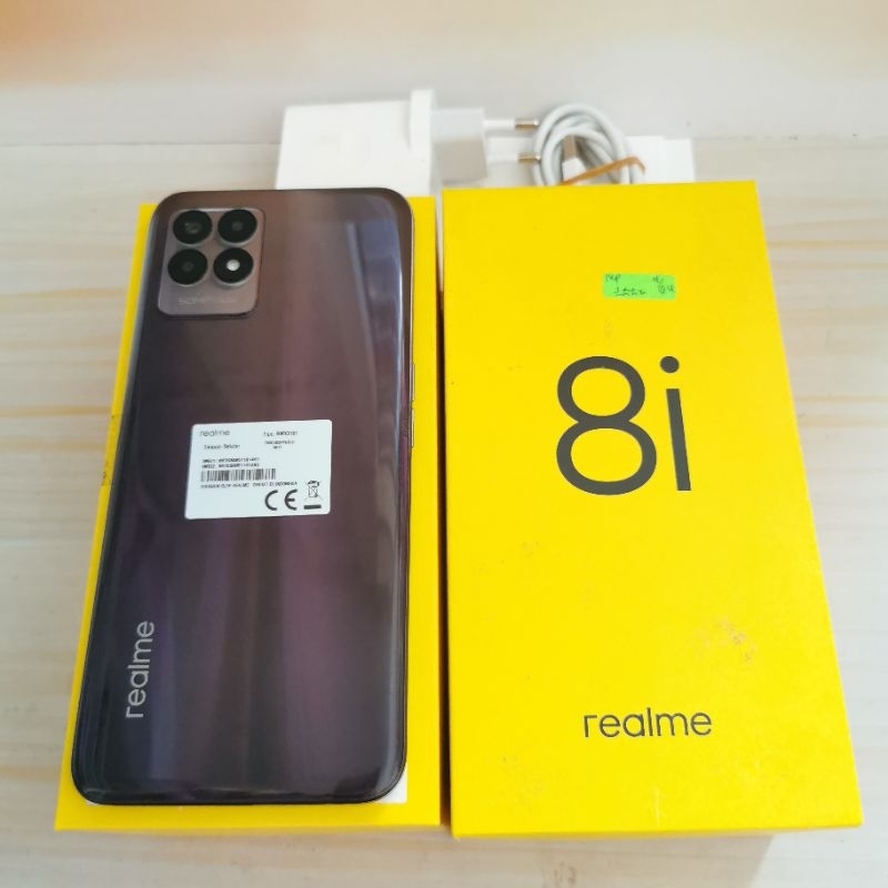 Realme 8i ram 4GB 64GB Bekas - Fullset Garansi Resmi - second