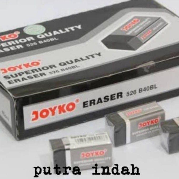 

Grosir 1 pak isi 4 pcs Penghapus joyko kecil hitam
