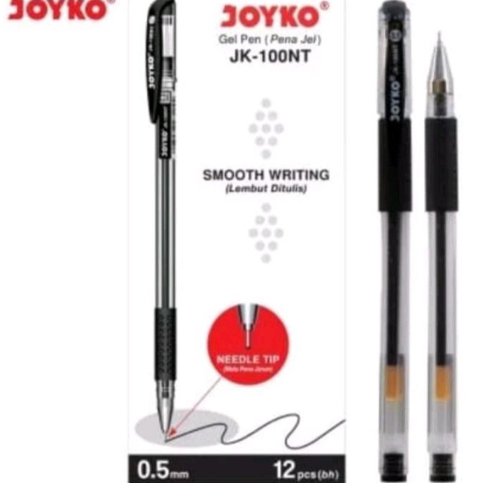 

KP8 12pcs Pulpen Gel JOYKO JK1Bolpoin JOYKO JK1NT pulpen Joyko